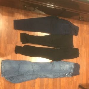 Maternity clothes. A lot more than pictured.